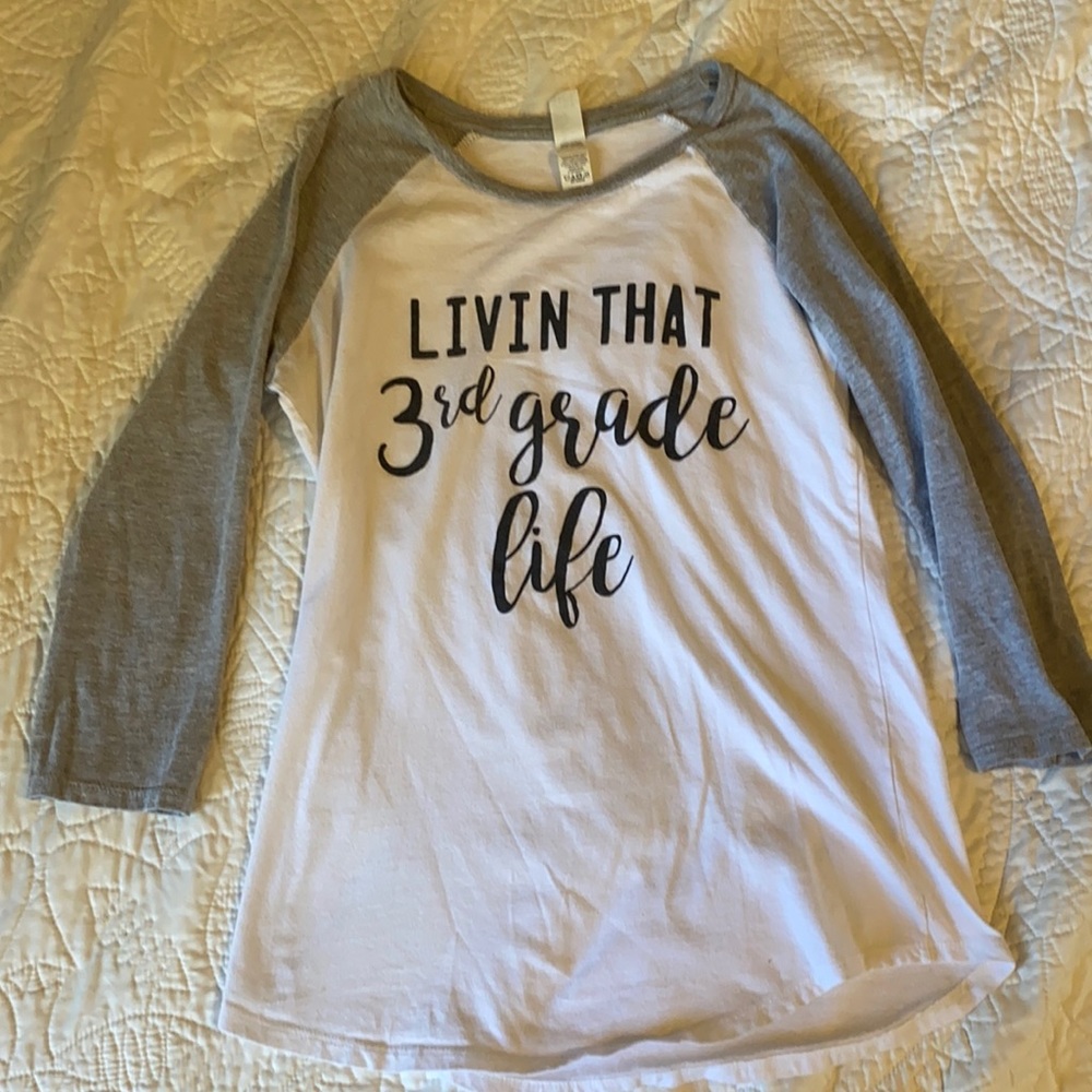 3rd grade teacher shirt. Size small!